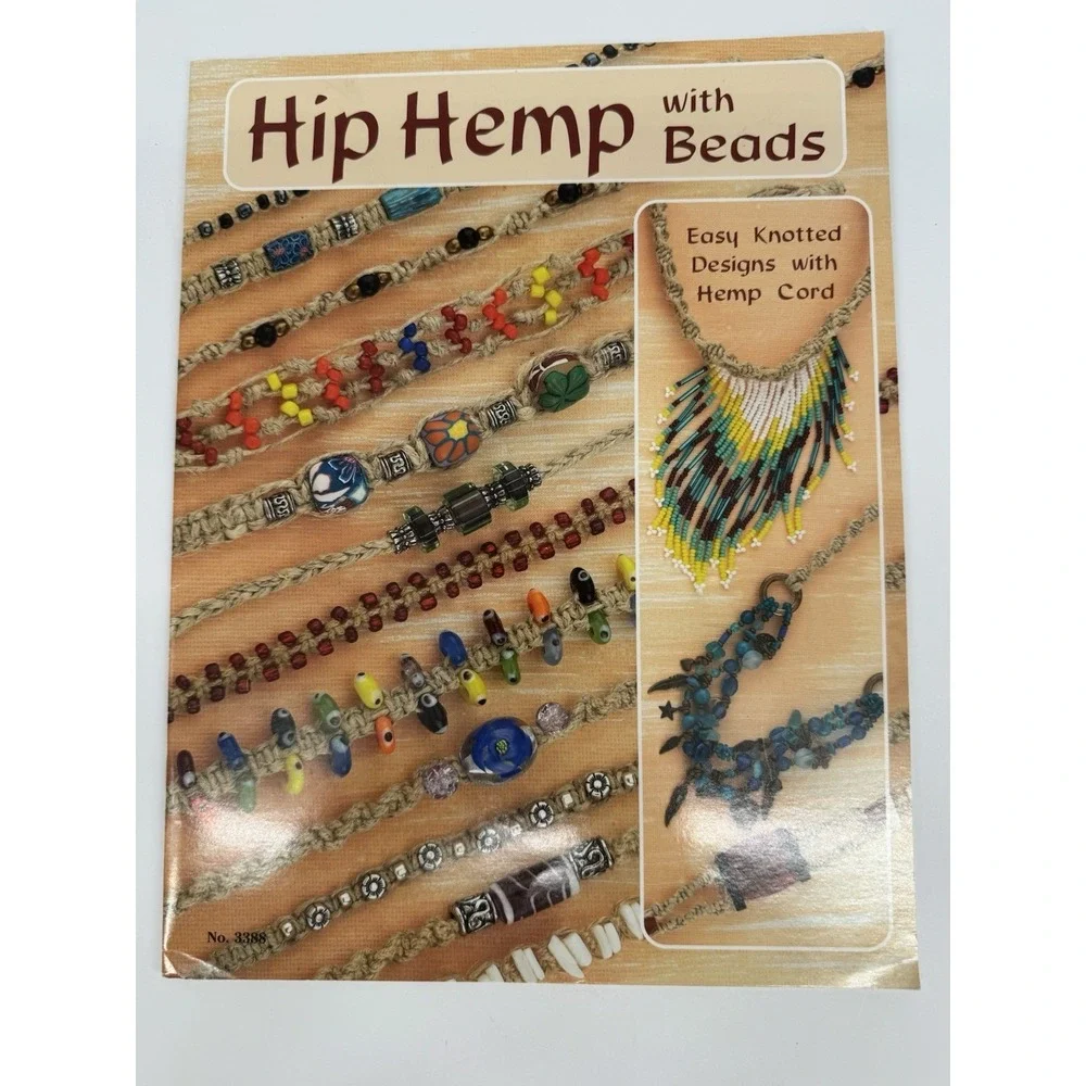 Hemp‎ Jewelry Making Book Macrame Beading Patterns DIY Craft Guide